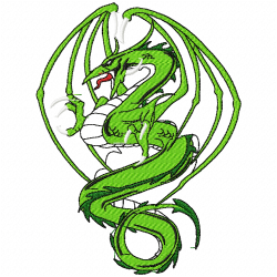 Dragoes Embroidery Design 10 Dragoes Embroidery Design 10